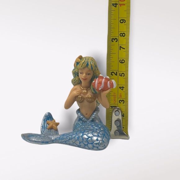 Papo | 3/$15 Silver Mermaid Figurine With Clown Fish - Picture 5 of 6